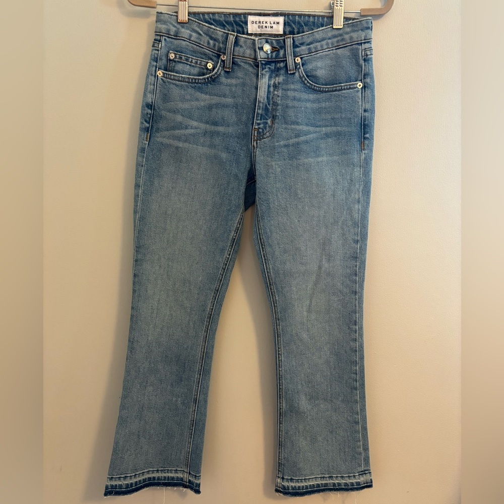 Derek Lam Gia Mid Rise Cropped Flare Various  NWT